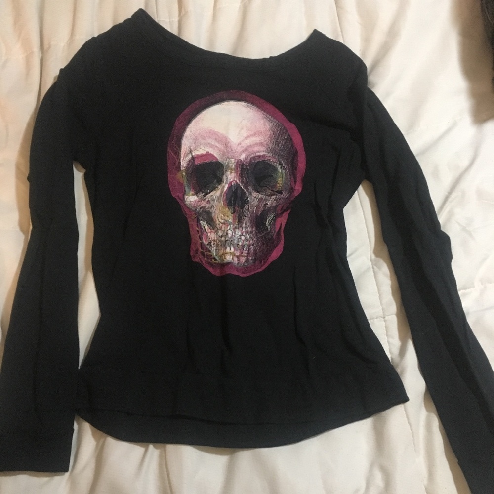 Lightweight skull sweatshirt
